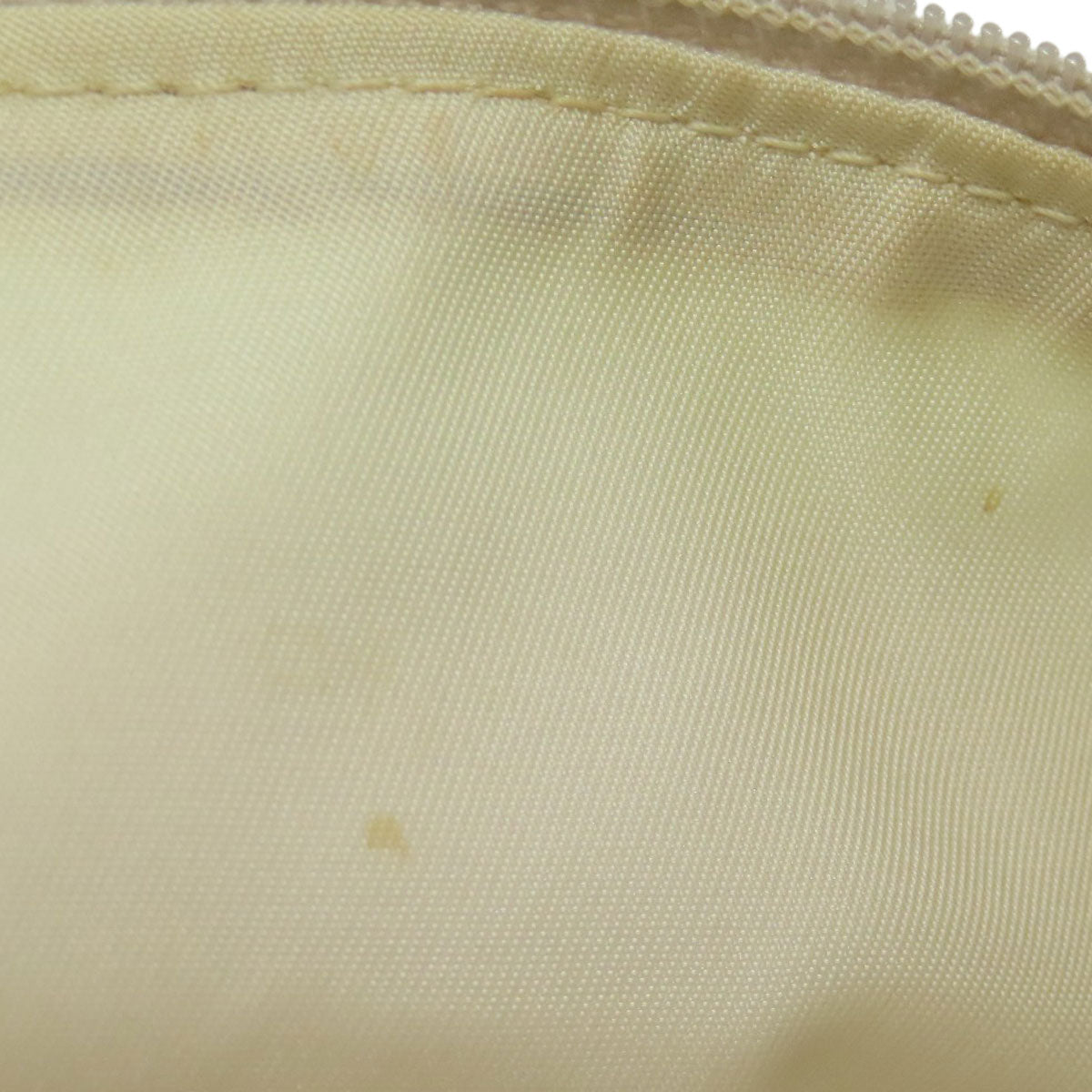 CHANEL Tote Bag Nylon jacquard beige New Travel Line MM