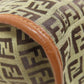 FENDI Handbag canvas Brown Zucca Pattern Women Used Authentic