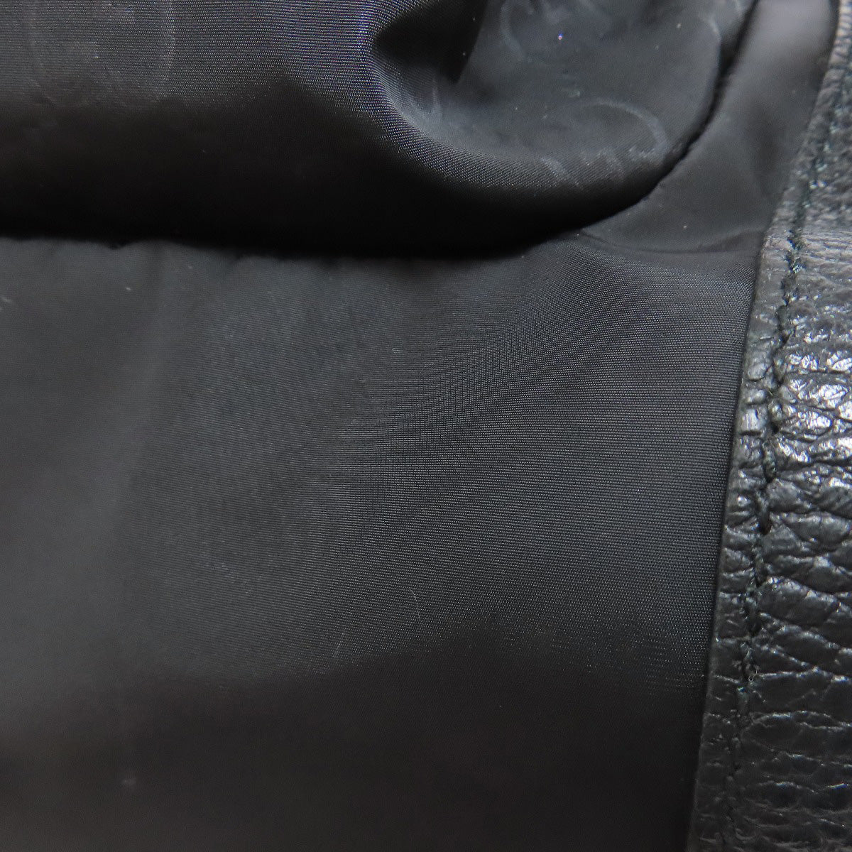 GUCCI Backpack 387071 Nylon black GG Women Used Authentic