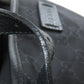 GUCCI Backpack 387071 Nylon black GG Women Used Authentic