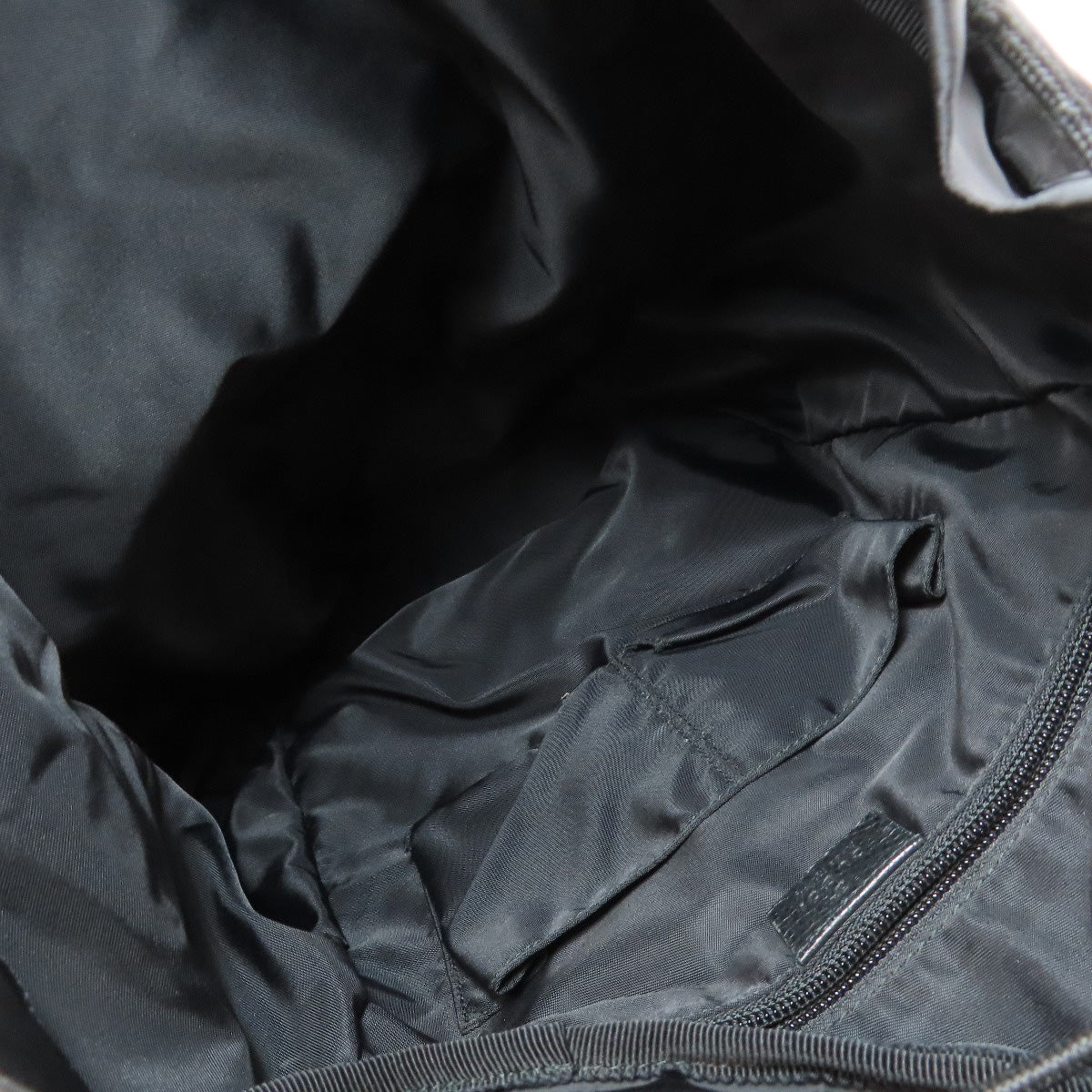 GUCCI Backpack 387071 Nylon black GG Women Used Authentic