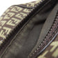 FENDI Shoulder Bag canvas Brown Zucca Pattern