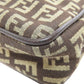 FENDI Shoulder Bag canvas Brown Zucca Pattern