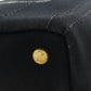 PRADA Handbag canvas black Canapa mini 2 WAY