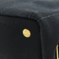 PRADA Handbag canvas black Canapa mini 2 WAY