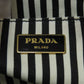 PRADA Handbag canvas black Canapa mini 2 WAY