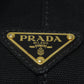 PRADA Handbag canvas black Canapa mini 2 WAY