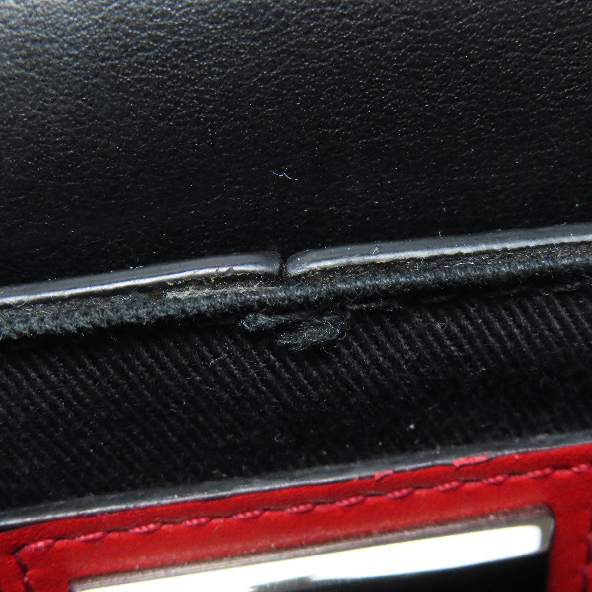 Christian Louboutin Shoulder Bag leather black Venetian Reporter