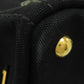 PRADA Handbag canvas black Canapa Mini 2WAY Women Used Authentic