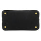 PRADA Handbag canvas black Canapa Mini 2WAY Women Used Authentic