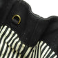 PRADA Handbag canvas black Canapa Mini 2WAY