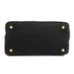 PRADA Handbag canvas black Canapa Mini 2WAY