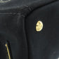 PRADA Handbag canvas black Canapa mini 2 WAY
