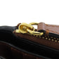 BURBERRY Bifold Wallet leather Brown TB logo pattern Women Used Authentic