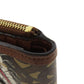 BURBERRY Bifold Wallet leather Brown TB logo pattern Women Used Authentic