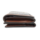 BURBERRY Bifold Wallet PVC Brown logo Women Used Authentic