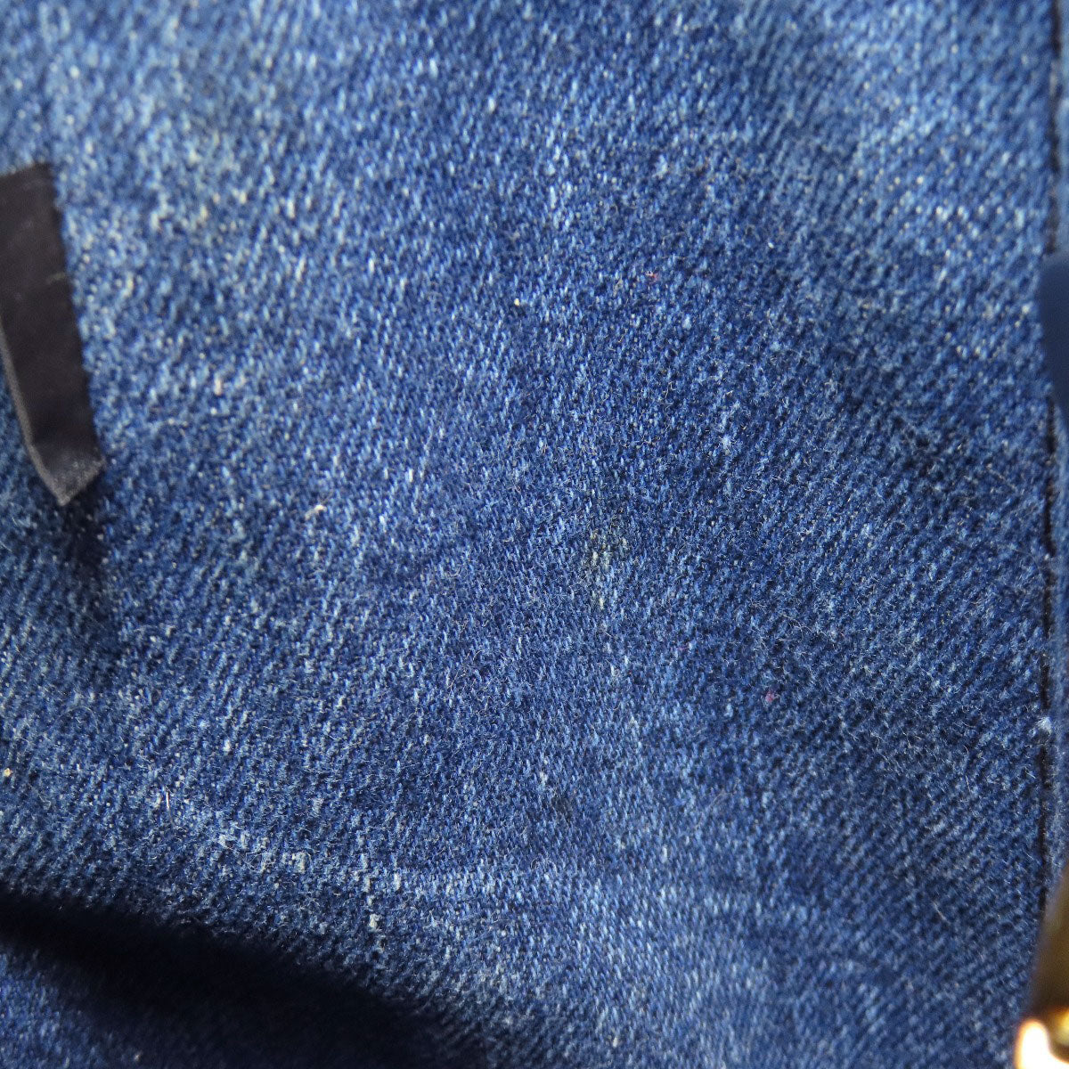 PRADA Handbag denim blue Canapa Mini 2WAY Women Used Authentic