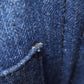 PRADA Handbag denim blue Canapa Mini 2WAY Women Used Authentic