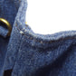 PRADA Handbag denim blue Canapa Mini 2WAY Women Used Authentic