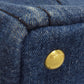 PRADA Handbag denim blue Canapa Mini 2WAY Women Used Authentic