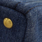 PRADA Handbag denim blue Canapa Mini 2WAY Women Used Authentic