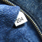 PRADA Handbag denim blue Canapa Mini 2WAY Women Used Authentic