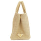 PRADA Handbag canvas beige Canapa mini 2 WAY Women Used Authentic
