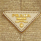 PRADA Handbag canvas beige Canapa mini 2 WAY Women Used Authentic