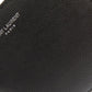 SAINT LAURENT Bifold Wallet leather black logo Women Used Authentic