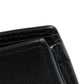SAINT LAURENT Bifold Wallet leather black logo Women Used Authentic