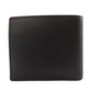 SAINT LAURENT Bifold Wallet leather black logo Women Used Authentic