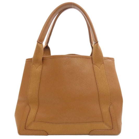 BALENCIAGA Handbag 339933 Calfskin Brown Navy Hippo S Women Used Authentic