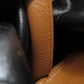 BALENCIAGA Handbag 339933 Calfskin Brown Navy Hippo S Women Used Authentic