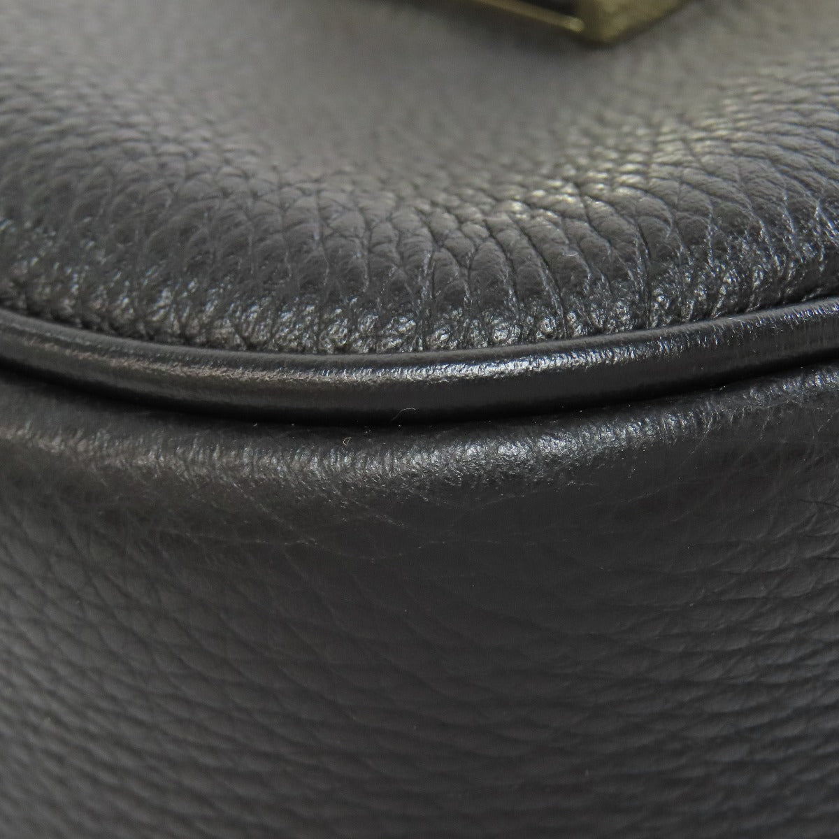 Christian Louboutin Handbag leather black Studs one belt