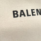 BALENCIAGA Handbag 339933 canvas white Navy Hippo S Women Used Authentic