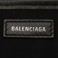 BALENCIAGA Handbag 339933 canvas white Navy Hippo S Women Used Authentic