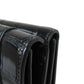 BALENCIAGA Bifold Wallet 600212 leather black B logo embossed Women Used Authentic