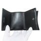 BALENCIAGA Bifold Wallet 600212 leather black B logo embossed Women Used Authentic