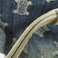 CELINE Handbag denim blue Triomphe 2WAY