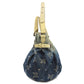 CELINE Handbag denim blue Triomphe 2WAY