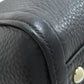 GUCCI Handbag 369176 leather black Soho Interlocking G Women Used Authentic
