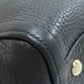 GUCCI Handbag 369176 leather black Soho Interlocking G Women Used Authentic