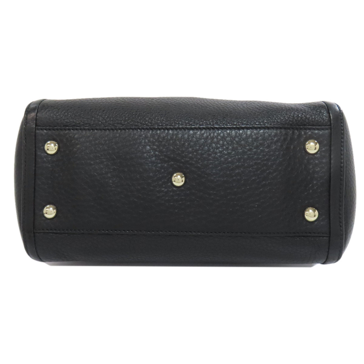 GUCCI Handbag 369176 leather black Soho Interlocking G Women Used Authentic