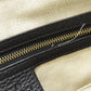 GUCCI Handbag 369176 leather black Soho Interlocking G Women Used Authentic