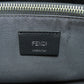 FENDI Handbag Calfskin gray By the way 2WAY Women Used Authentic