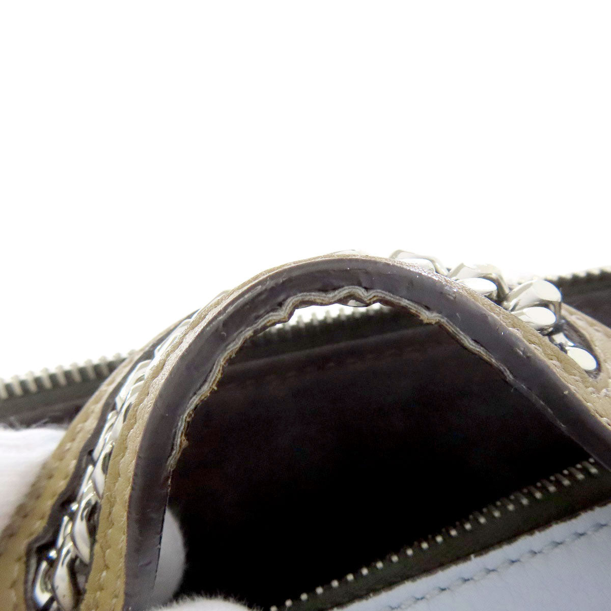 FENDI Handbag Calfskin blue By the way 2WAY Women Used Authentic