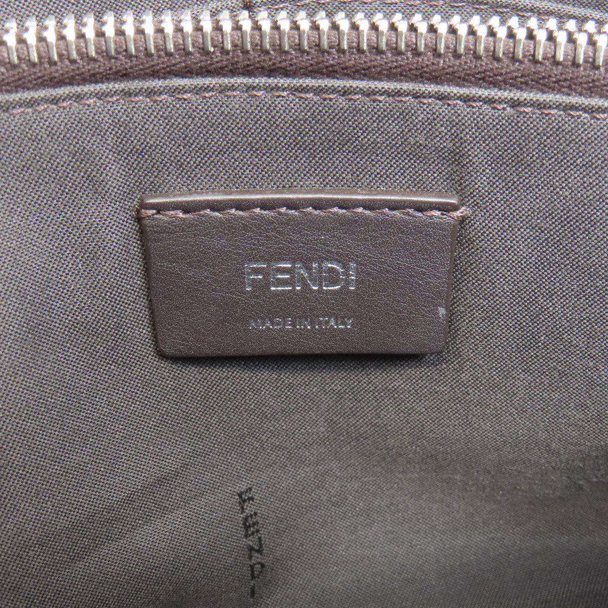 FENDI Handbag Calfskin blue By the way 2WAY Women Used Authentic