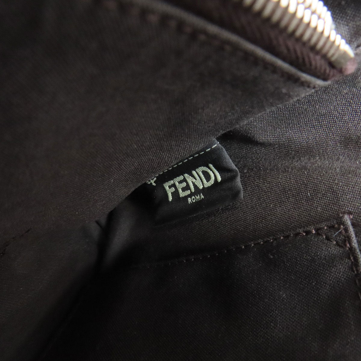 FENDI Handbag Calfskin blue By the way 2WAY Women Used Authentic