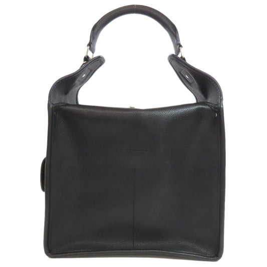 BALENCIAGA Handbag 443600 leather black logo