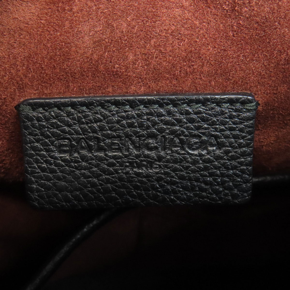 BALENCIAGA Handbag 443600 leather black logo